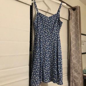 Old Navy Blue and White Dress Size M